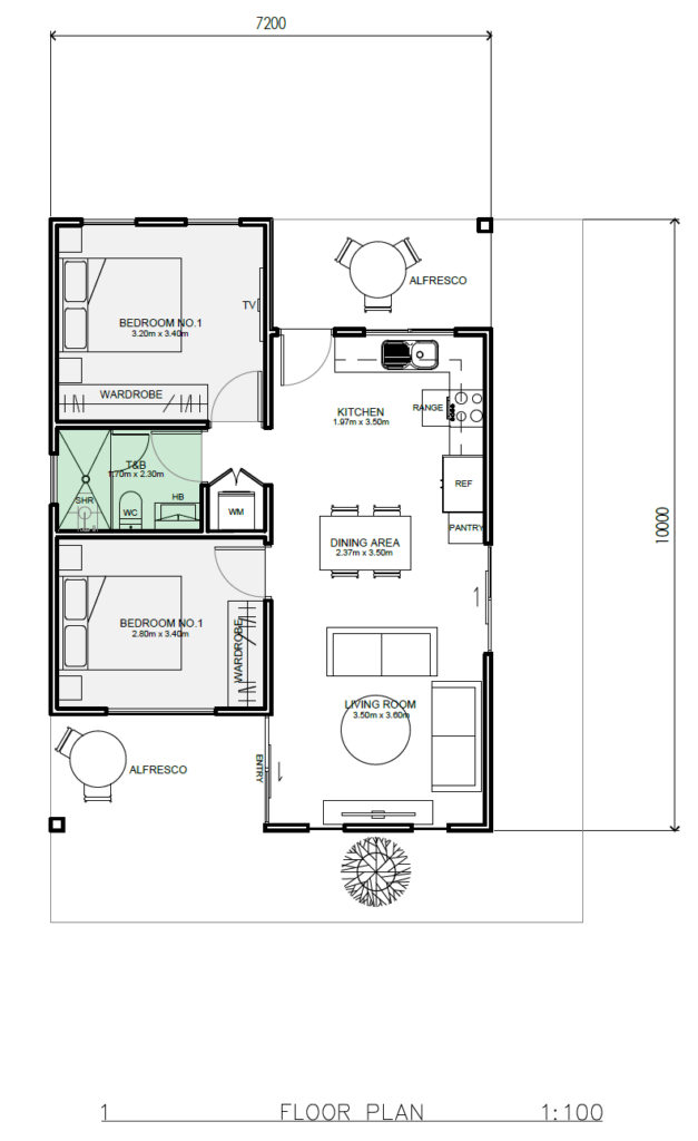 horizon floor plan